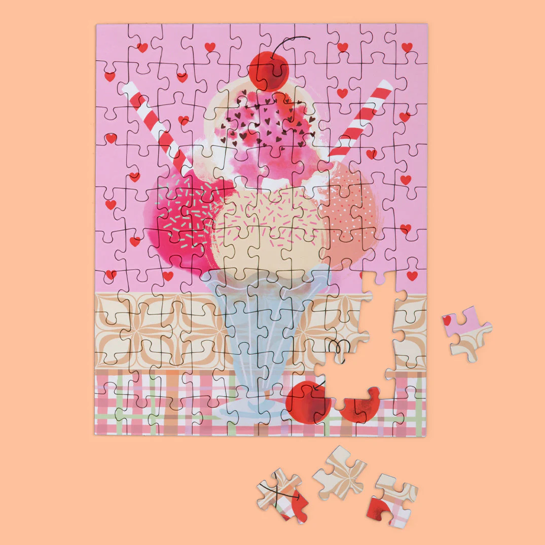 Cherry Sundae 100 Piece Puzzle Snax - Image 2