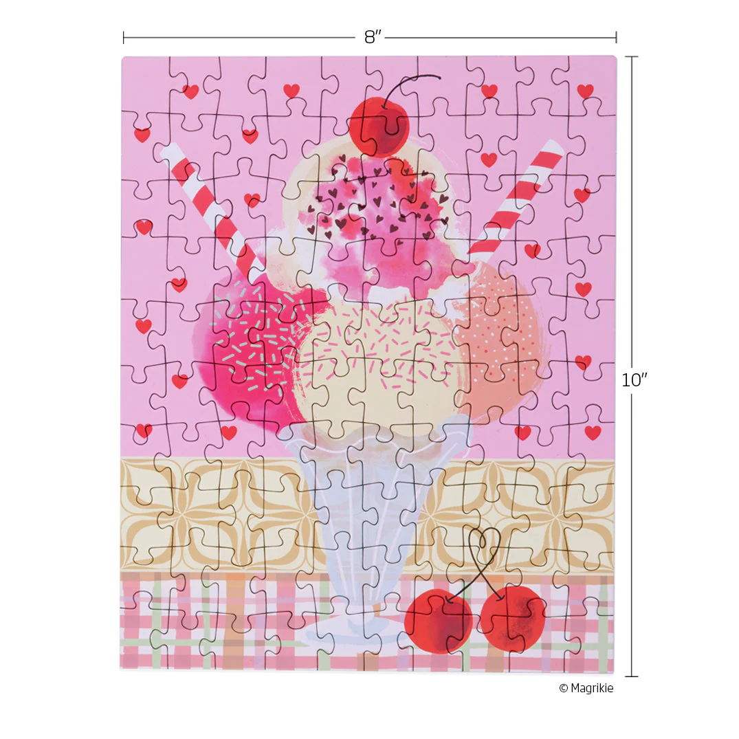 Cherry Sundae 100 Piece Puzzle Snax - Image 4