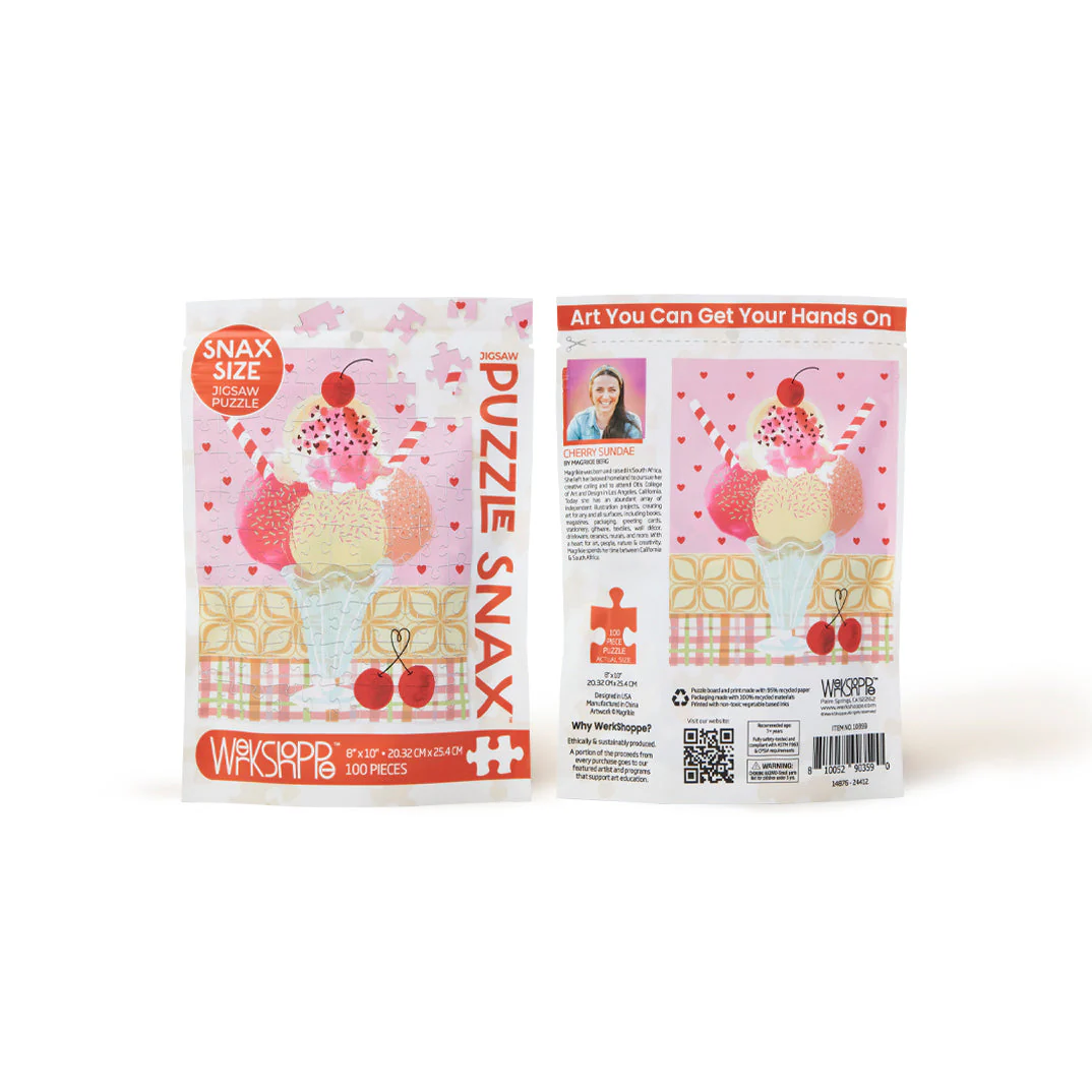Cherry Sundae 100 Piece Puzzle Snax - Image 5