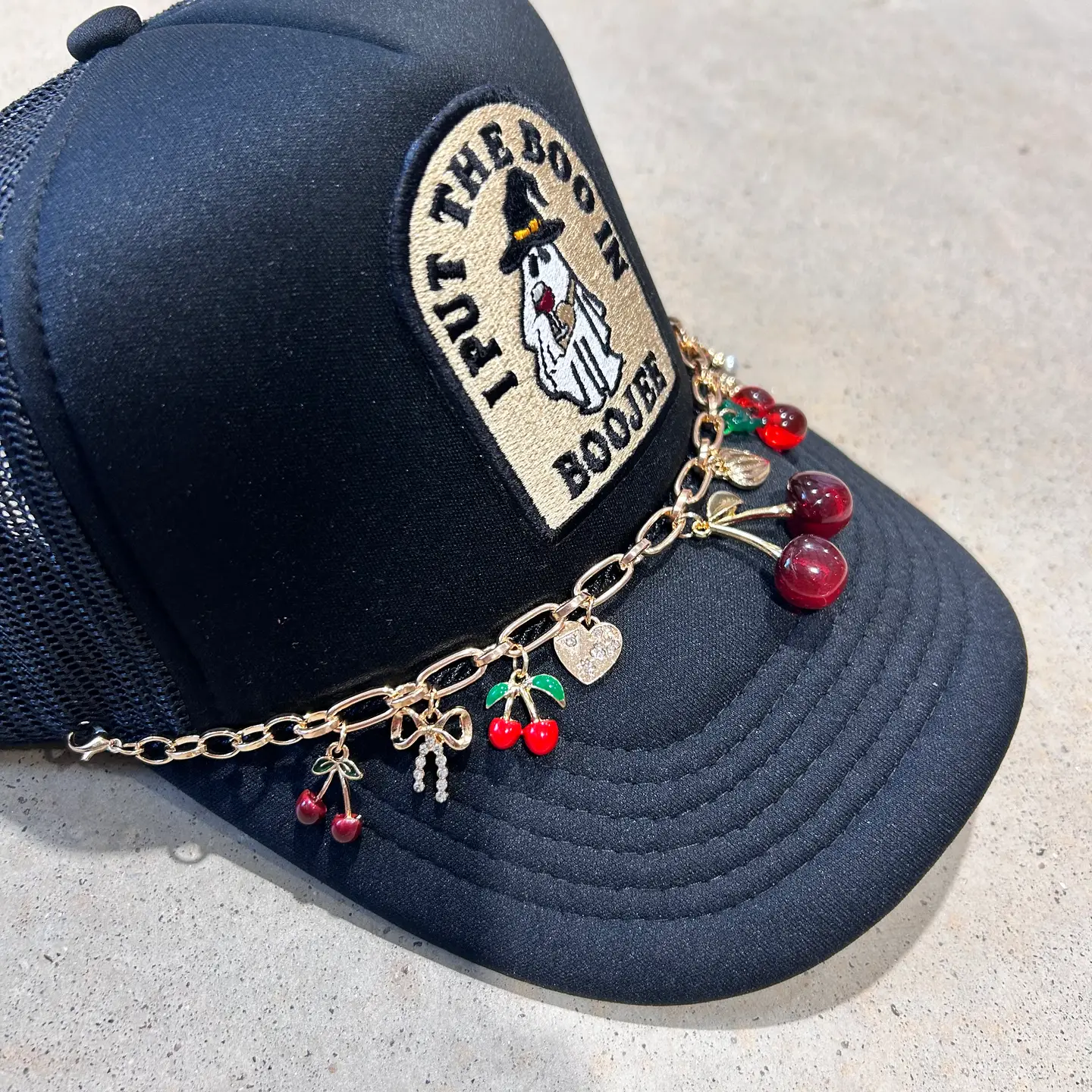Cherry Trucker Hat Chain - Image 4