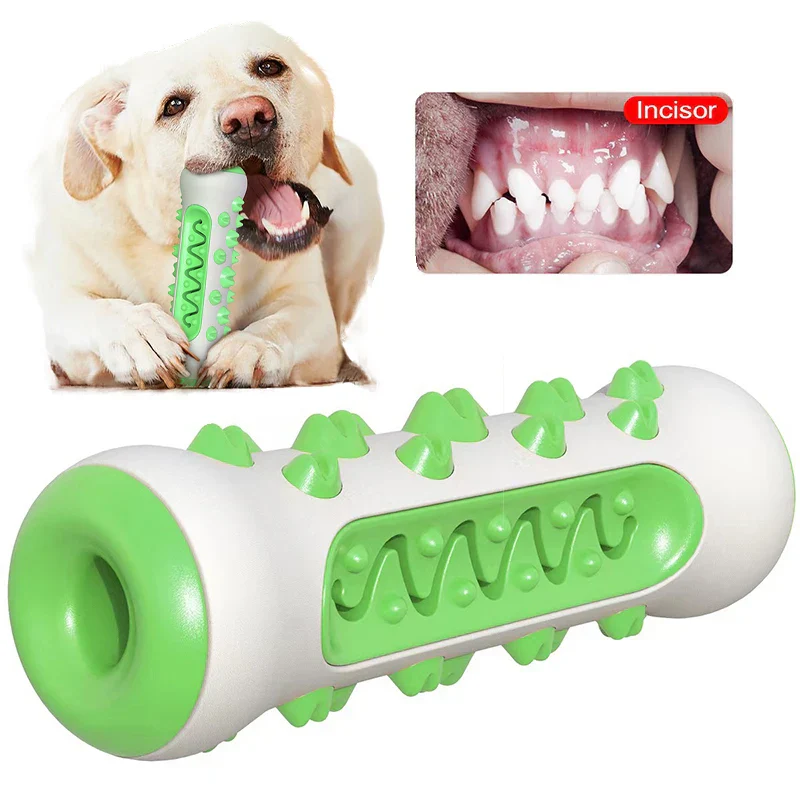 Chew-Resistant Rubber Dog Toy for Dental Health - Image 2