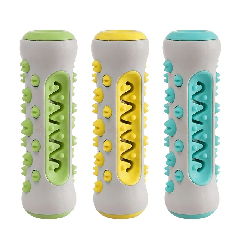 Chew-Resistant Rubber Dog Toy for Dental Health - Image 3