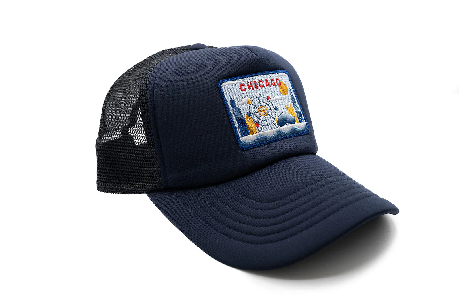 Chicago Postcard Trucker Hat - Image 2