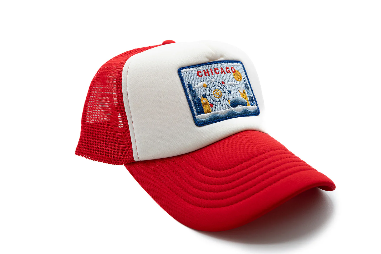 Chicago Postcard Trucker Hat - Image 5