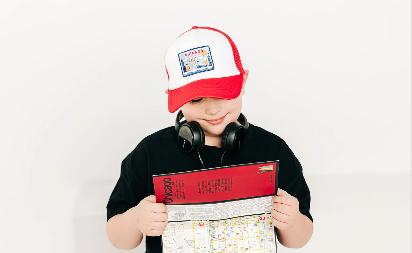 Chicago Postcard Trucker Hat - Image 9
