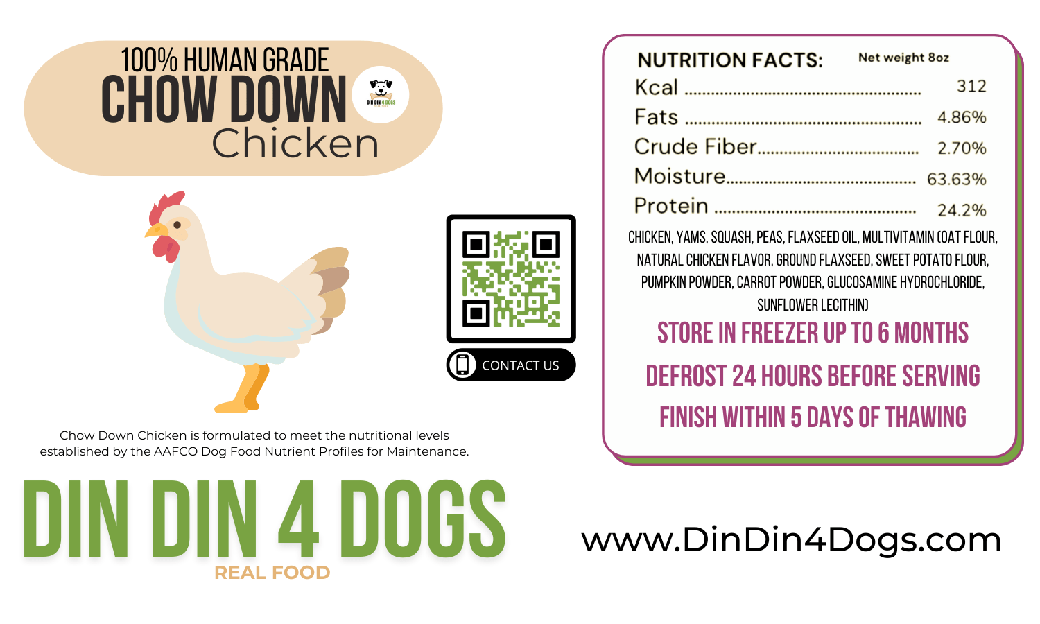 Chicken and Salmon Combo - case includes 24, 8oz meals - Image 12