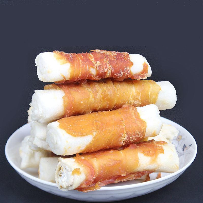 Chicken Wrap-Around Dog Teething Snack - Image 4