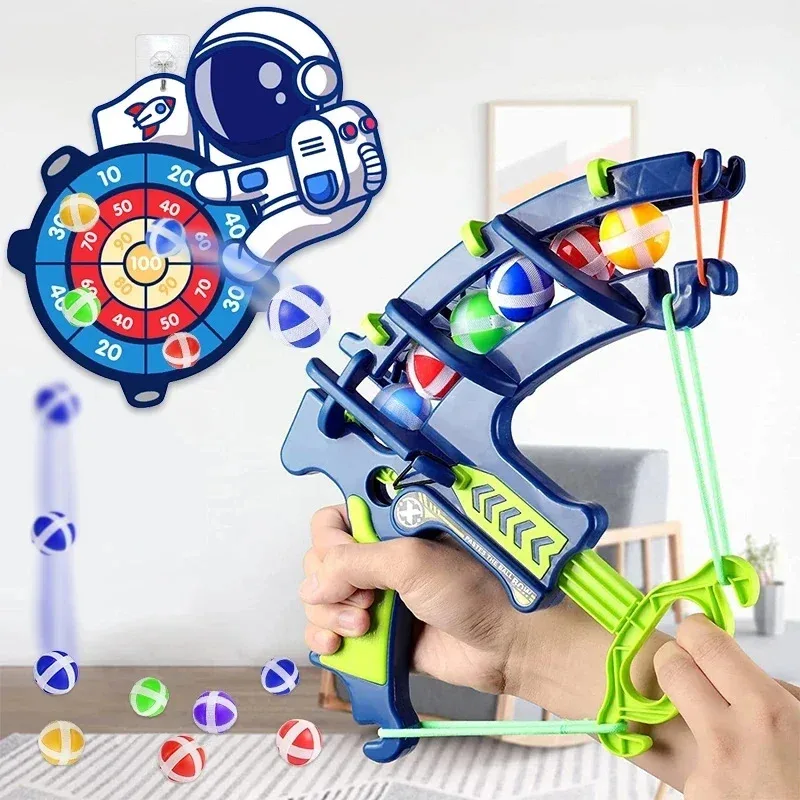 Child Educational Games Dart Board Baby Toy Stickey Ball Dart Indoor Sports Child Montessori Games for Children 3 to 7 Years - Image 2