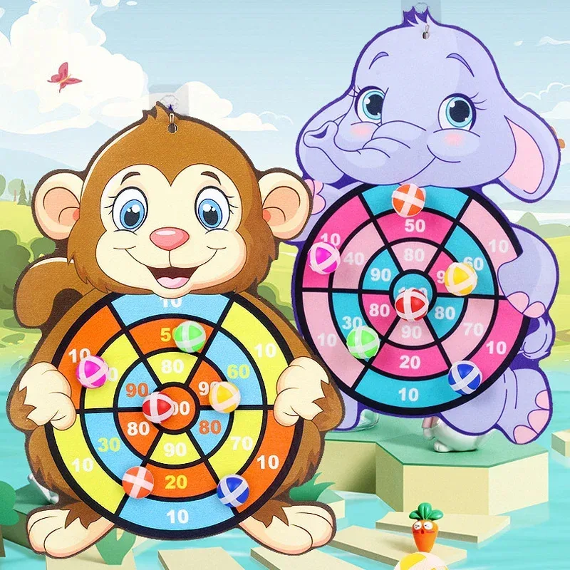 Child Educational Games Dart Board Baby Toy Stickey Ball Dart Indoor Sports Child Montessori Games for Children 3 to 7 Years - Image 4