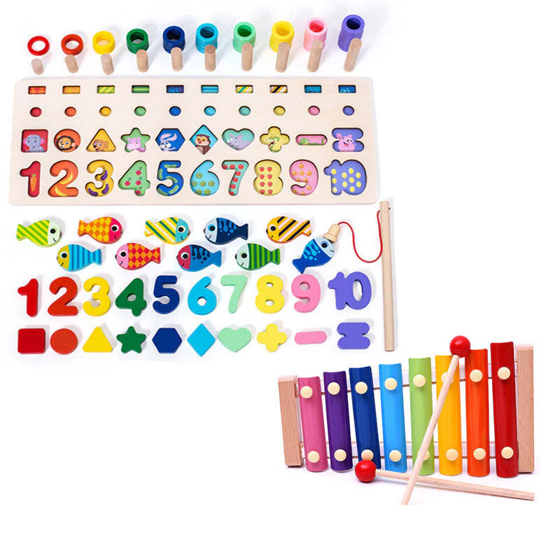 Children 3D Alphabet Number Puzzle Baby Colorful Geometric Digital Letter Educational Toy - Image 16