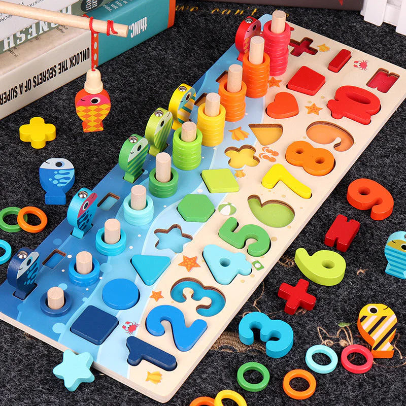 Children 3D Alphabet Number Puzzle Baby Colorful Geometric Digital Letter Educational Toy - Image 5