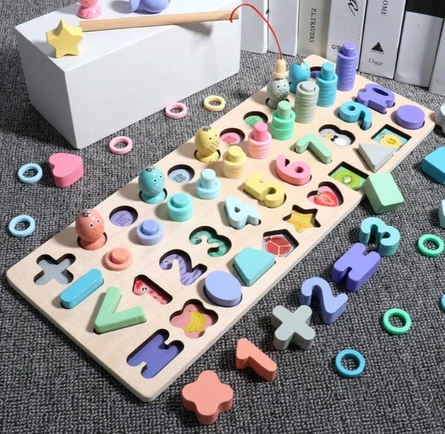 Children 3D Alphabet Number Puzzle Baby Colorful Geometric Digital Letter Educational Toy - Image 6
