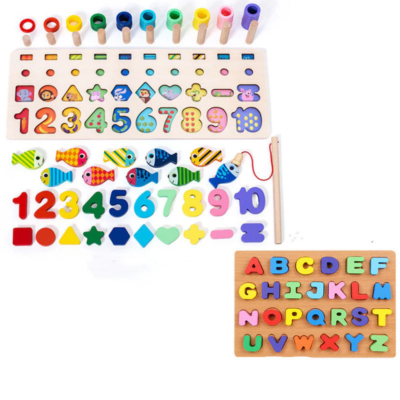Children 3D Alphabet Number Puzzle Baby Colorful Geometric Digital Letter Educational Toy - Image 9