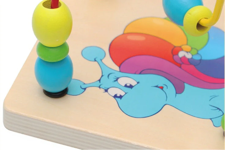 Children beaded around beads to develop educational toys - Image 4