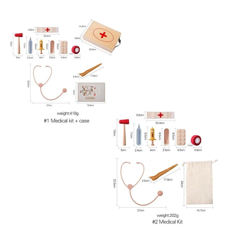 Children Play House Little Doctor Toy Doctor Stethoscope Educational Toy Suit - Image 2