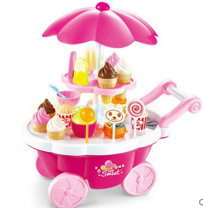 Children pretend play toys simulation candy Cart - Image 3