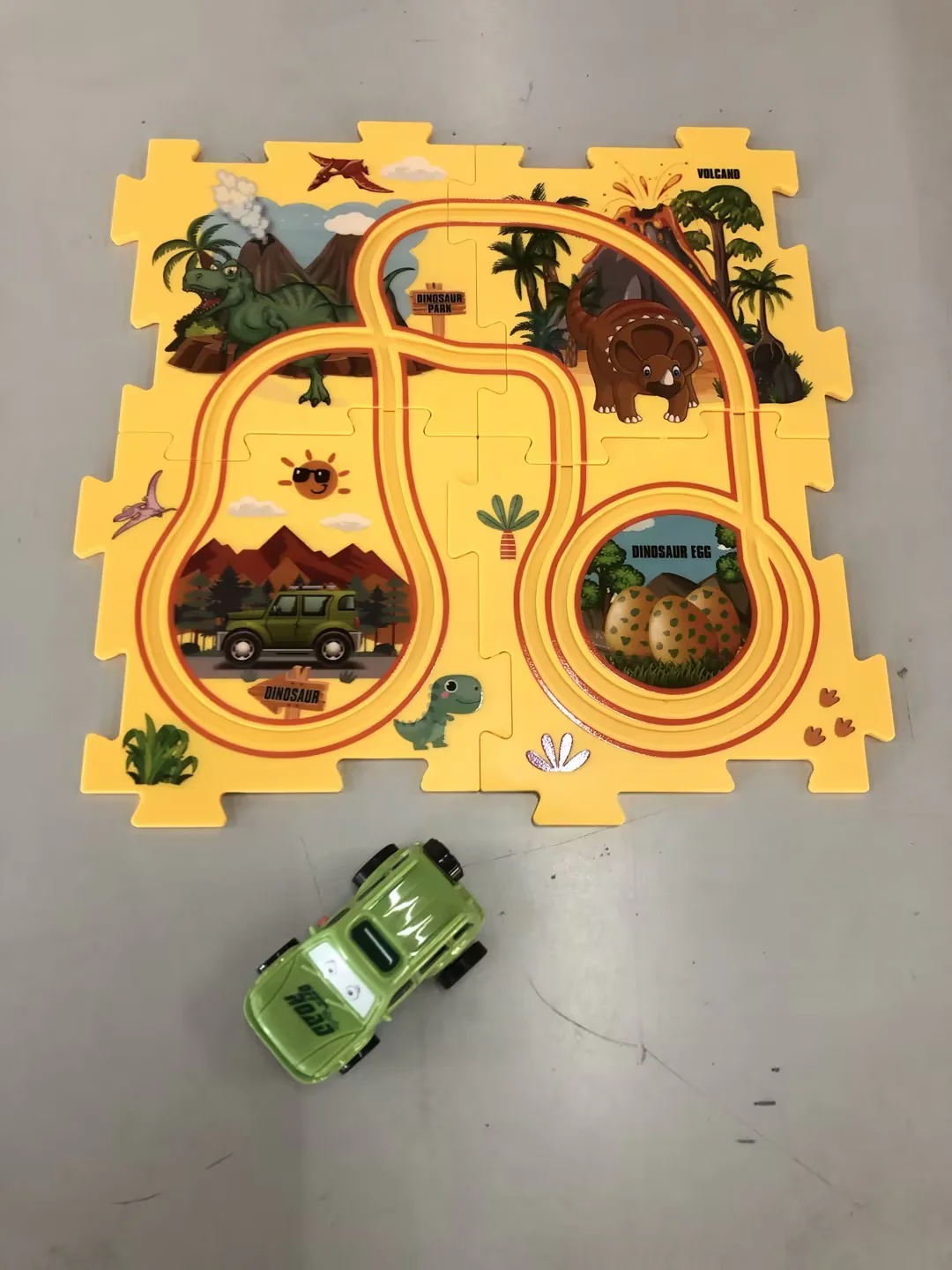 Children Puzzle Electric Railroad Speeder DIY Assembly Electric Car Automatic Rail City Scene Construction Education Toy Gift - Image 11