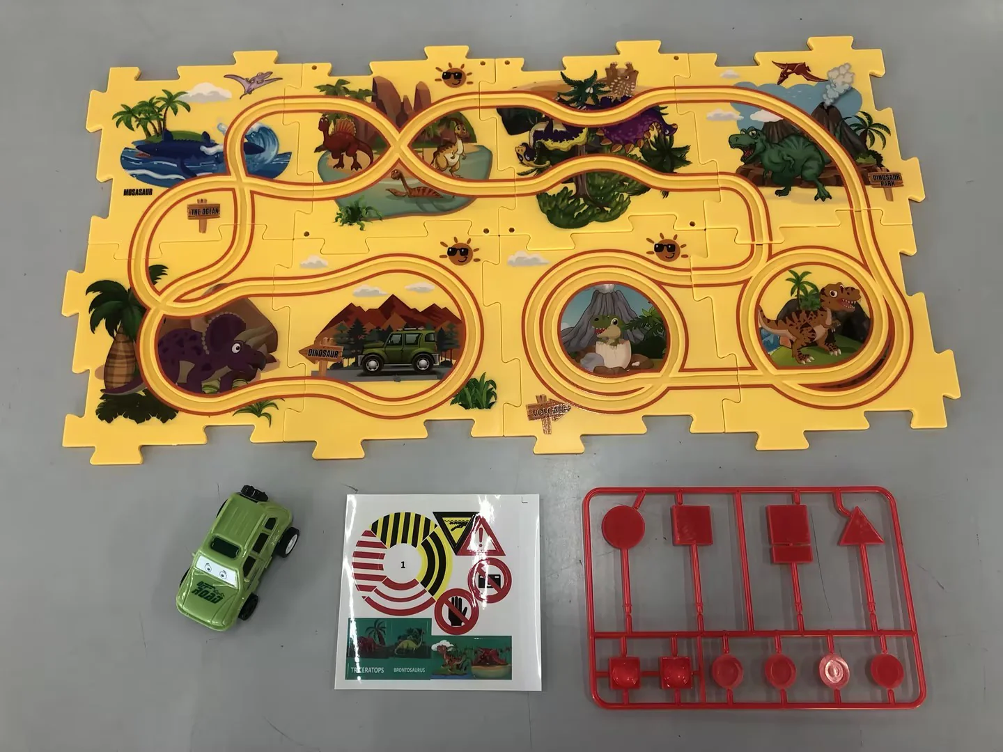 Children Puzzle Electric Railroad Speeder DIY Assembly Electric Car Automatic Rail City Scene Construction Education Toy Gift - Image 15