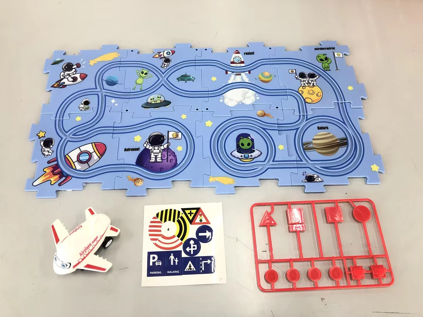 Children Puzzle Electric Railroad Speeder DIY Assembly Electric Car Automatic Rail City Scene Construction Education Toy Gift - Image 17