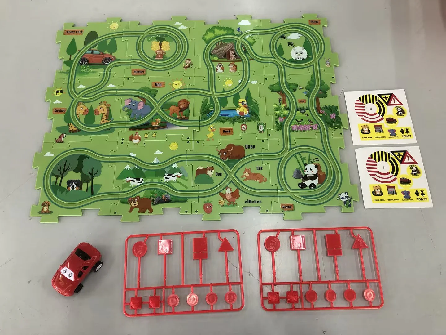Children Puzzle Electric Railroad Speeder DIY Assembly Electric Car Automatic Rail City Scene Construction Education Toy Gift - Image 20