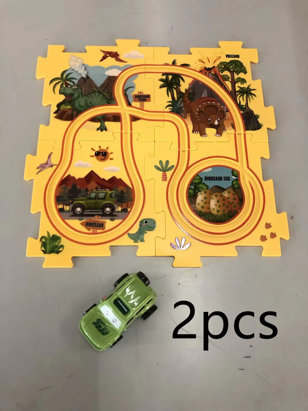 Children Puzzle Electric Railroad Speeder DIY Assembly Electric Car Automatic Rail City Scene Construction Education Toy Gift - Image 46