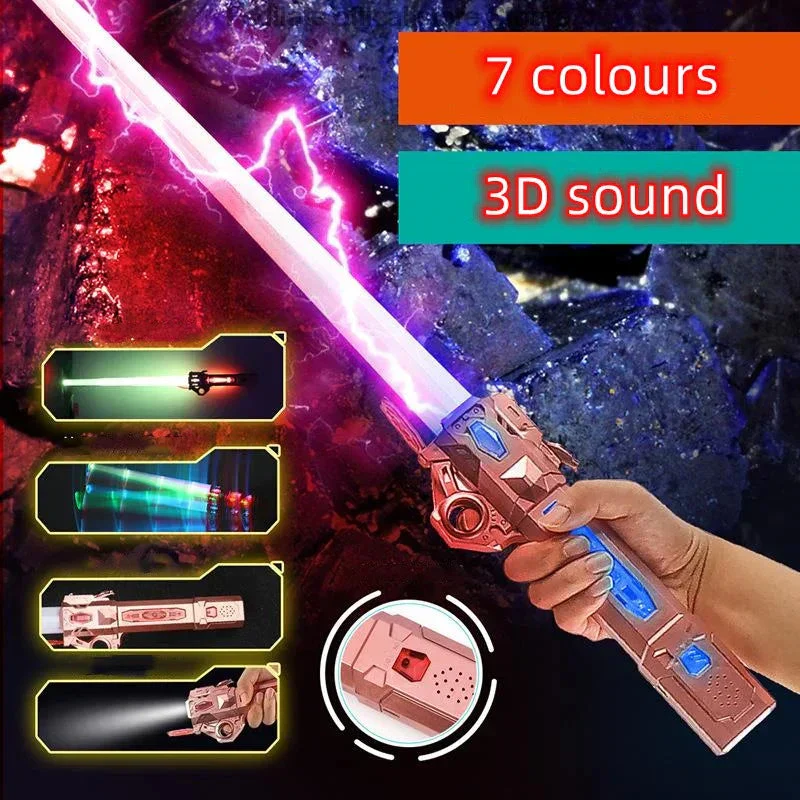 Children’s Lightsaber Toy – 2-in-1 RGB Flash Sword for Kids - Image 2