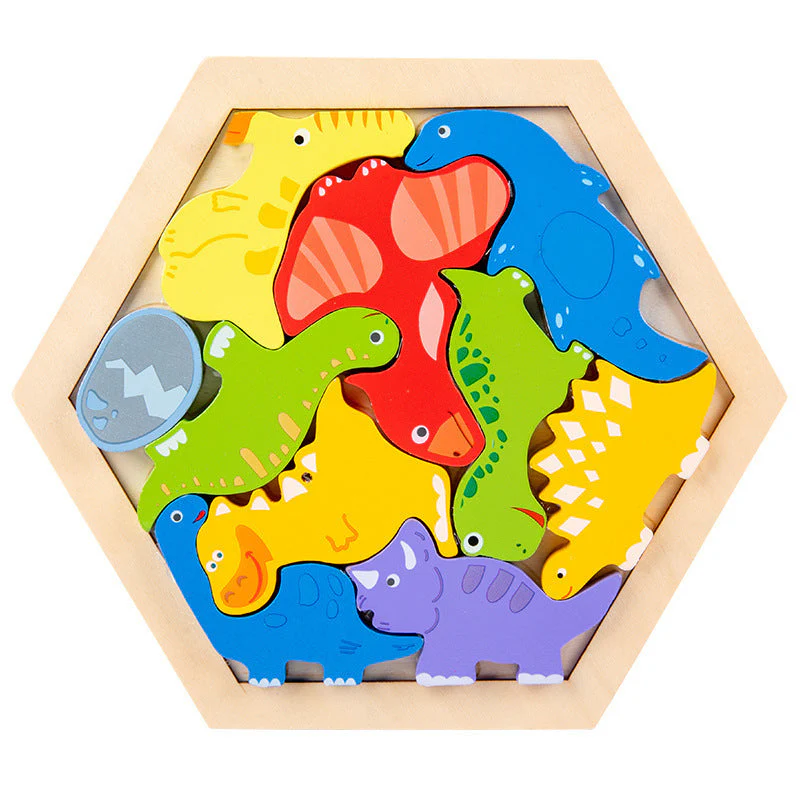 Children's Animal Fruit Creative Three-dimensional Puzzle Puzzle Educational Toys - Image 12