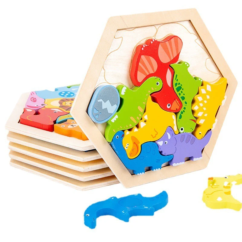 Children's Animal Fruit Creative Three-dimensional Puzzle Puzzle Educational Toys - Image 6