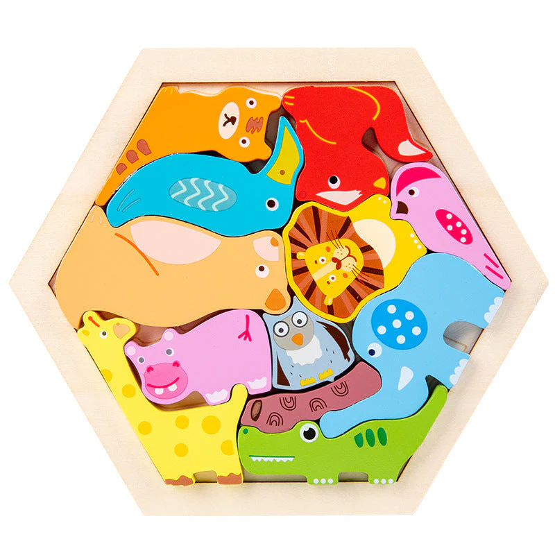 Children's Animal Fruit Creative Three-dimensional Puzzle Puzzle Educational Toys - Image 7