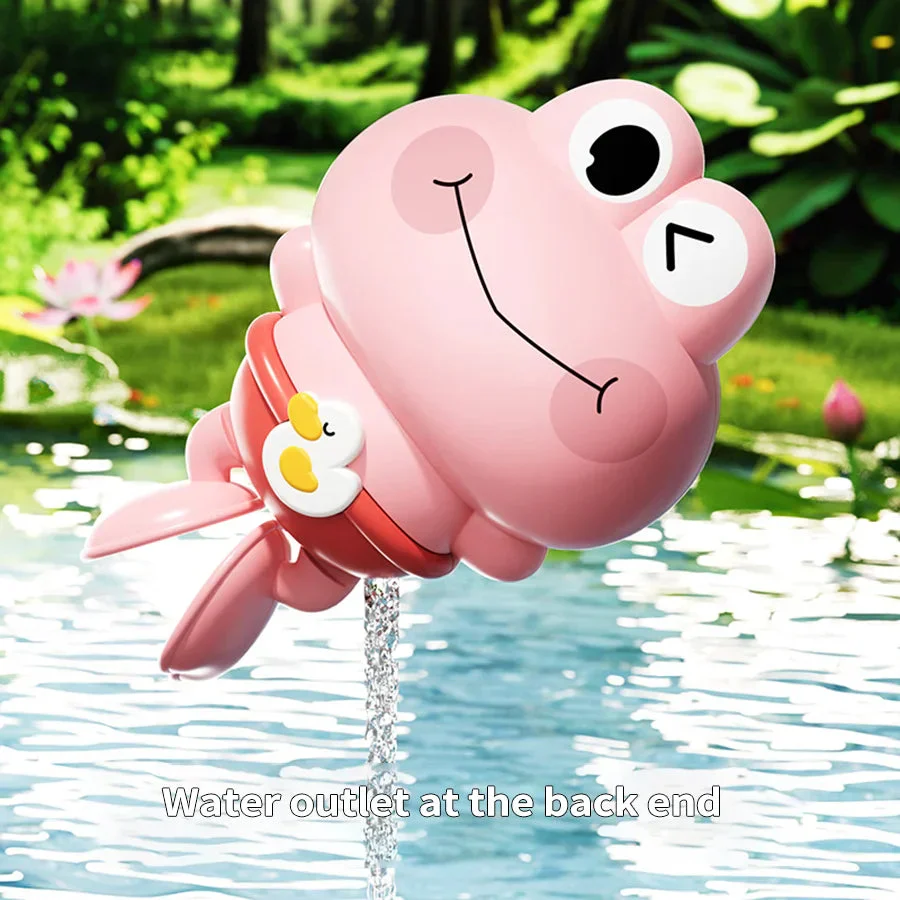 Children's Bath Toys - Clockwork Floating & Swimming Frogs | Fun & Safe for Kids - Image 4