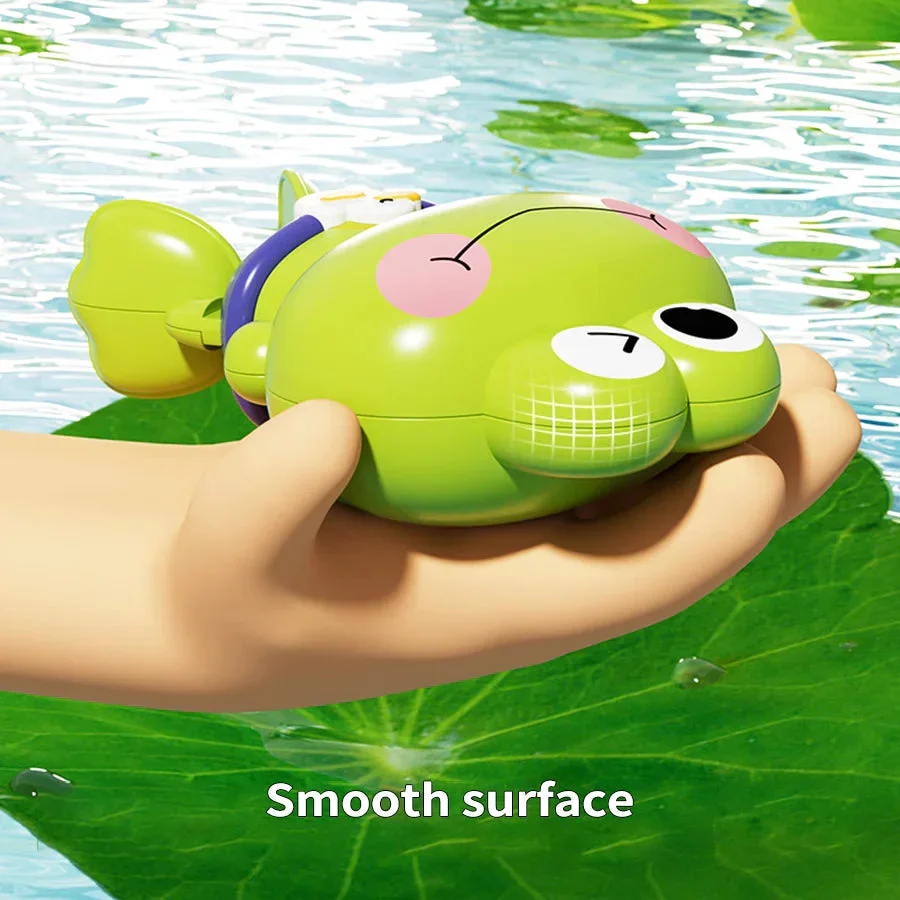 Children's Bath Toys - Clockwork Floating & Swimming Frogs | Fun & Safe for Kids - Image 5