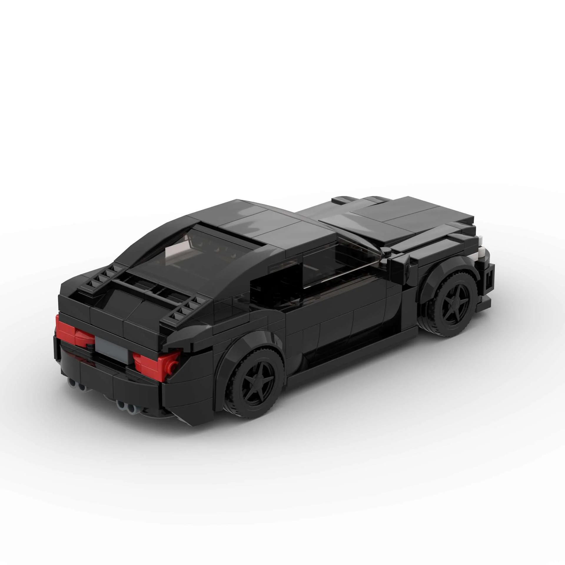 Children's Building Blocks Sports Car Racing Car Assembling Toys - Image 4