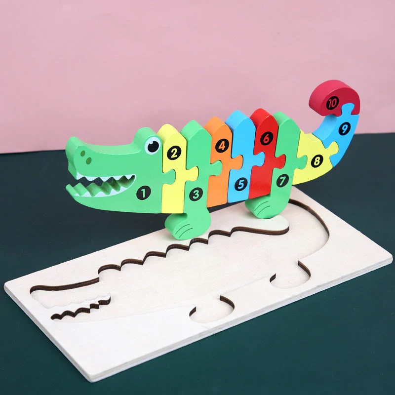 Children's Cartoon Number Animal Puzzle - Image 10