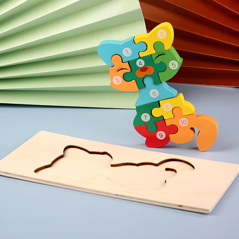 Children's Cartoon Number Animal Puzzle - Image 15