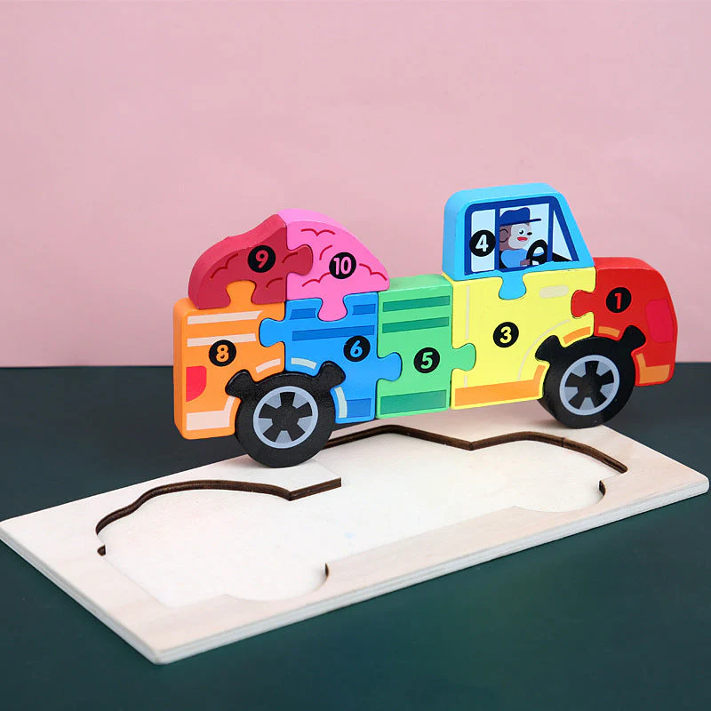 Children's Cartoon Number Animal Puzzle - Image 16