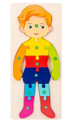 Children's Cartoon Number Animal Puzzle - Image 20