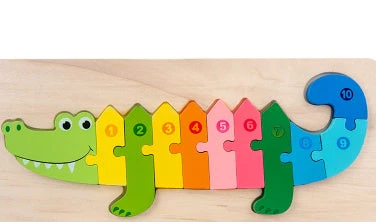 Children's Cartoon Number Animal Puzzle - Image 22