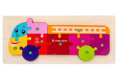 Children's Cartoon Number Animal Puzzle - Image 24