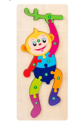 Children's Cartoon Number Animal Puzzle - Image 27