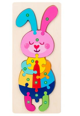 Children's Cartoon Number Animal Puzzle - Image 29