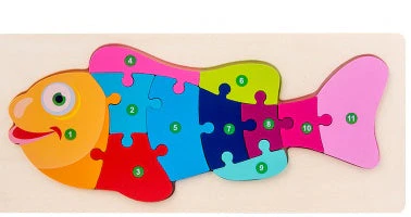 Children's Cartoon Number Animal Puzzle - Image 30