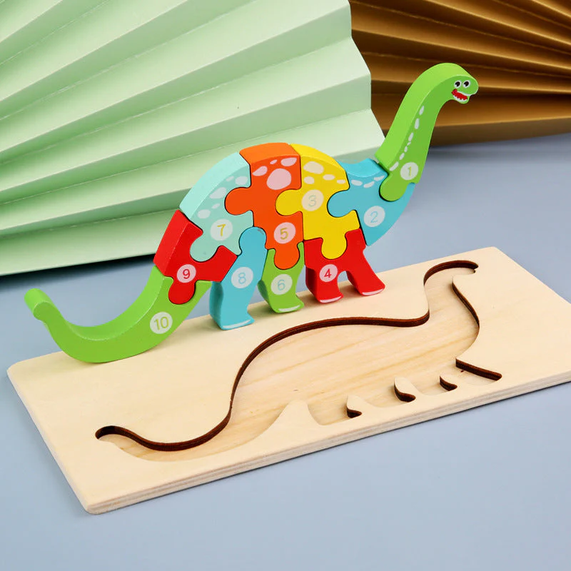 Children's Cartoon Number Animal Puzzle - Image 4