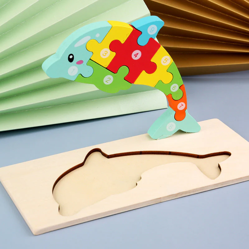 Children's Cartoon Number Animal Puzzle - Image 7