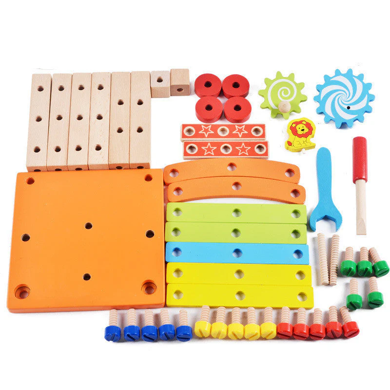 Children's Chair Building Block Toys - Image 2
