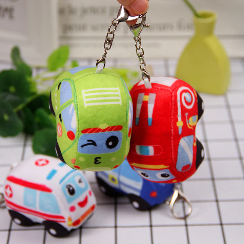 Children's Cognitive Simulation Toy Car Plush Doll - Image 4