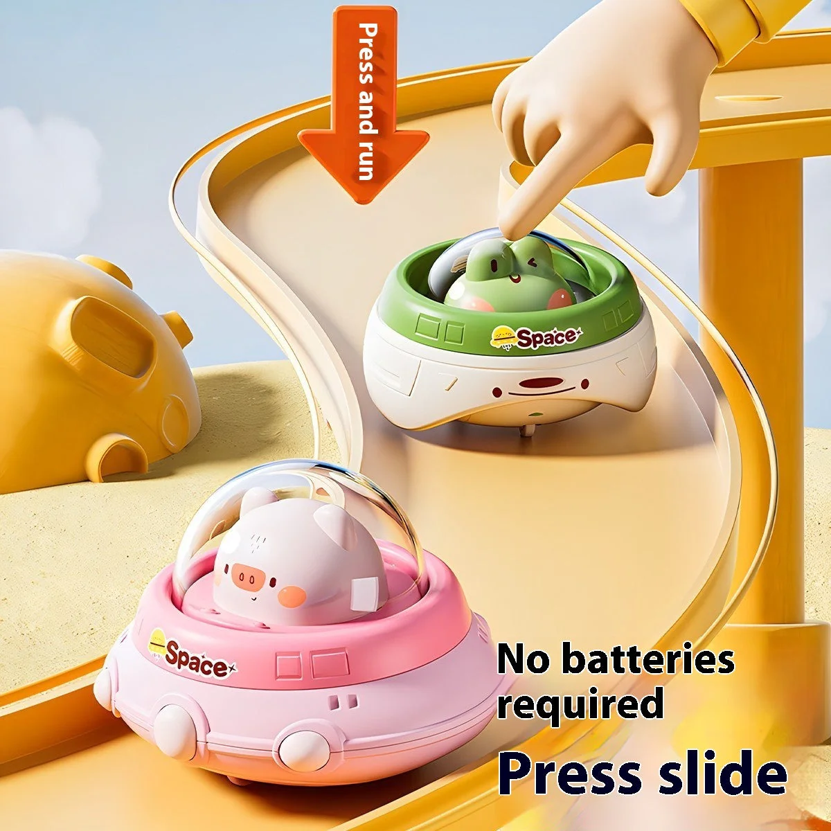 Children's Cute Puzzle Press Car Toy - Image 3
