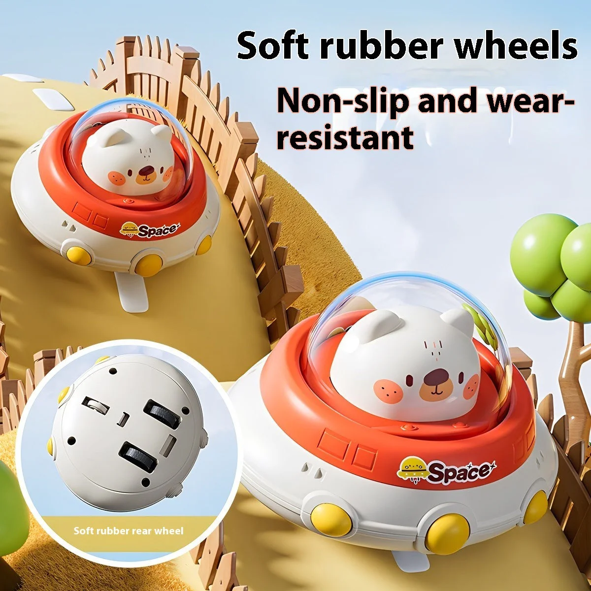Children's Cute Puzzle Press Car Toy - Image 4