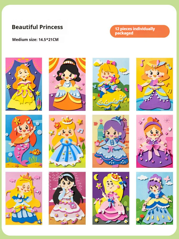 Childrens DIY 3D EVA Sticker Art Craft Toy - Image 11