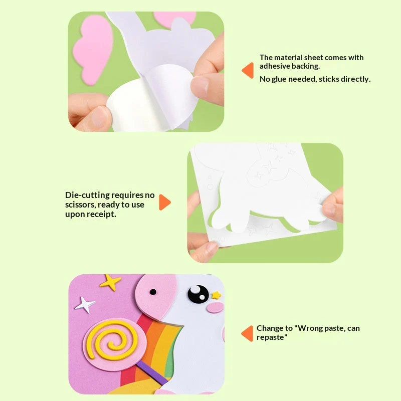 Childrens DIY 3D EVA Sticker Art Craft Toy - Image 2