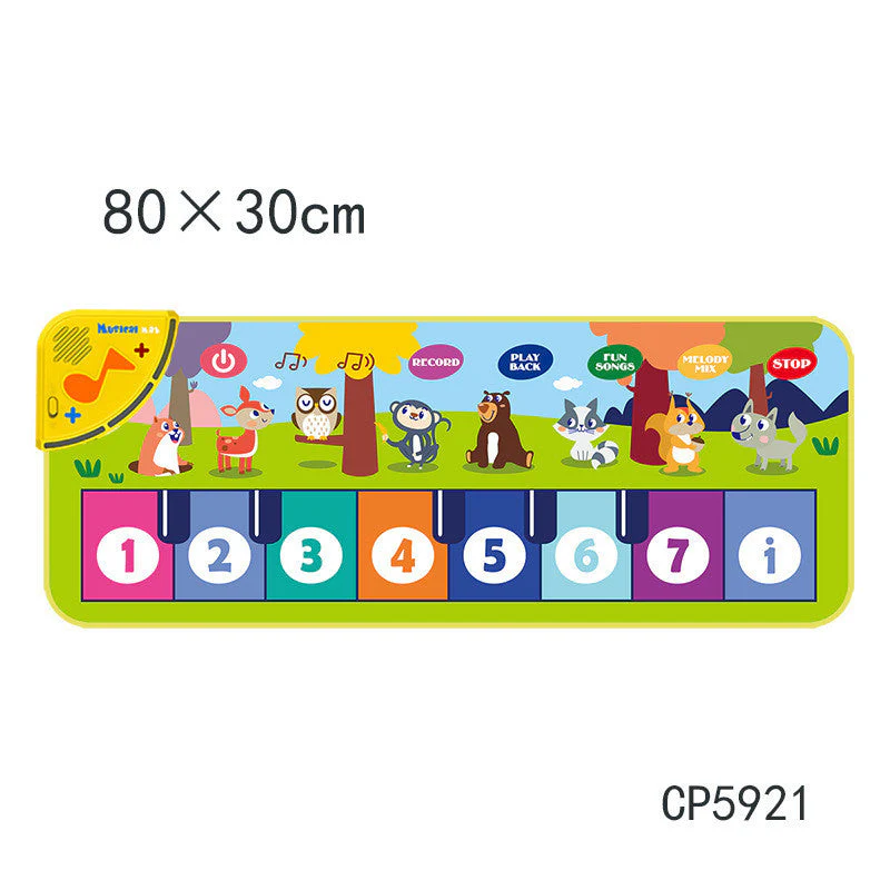 Children's Early Childhood Education Animal Piano Mat Multifunctional Music Blanket Toy - Image 12